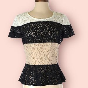 3/$20 DKNYC Peplum Blouse ❤️